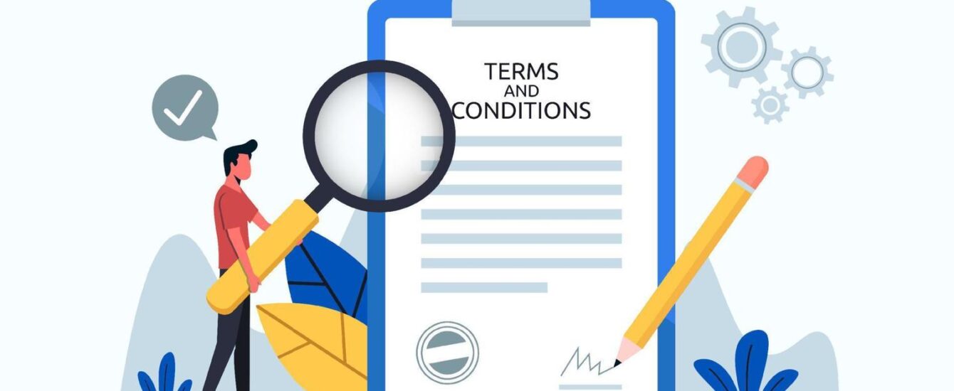 terms-and-conditions-legal-concept-design-man-checking-form-and-agree-with-the-terms-and-conditions-vector